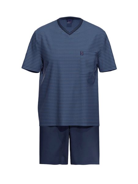 Ammann Nightwear: Pyjama kurz, blau