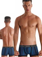 Eros Veneziani Francesco: Pant, blau/schwarz